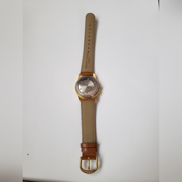 Betty Boop Watch Swinging On The Moon Excellent Condition Genuine Leather - Picture 6 of 6